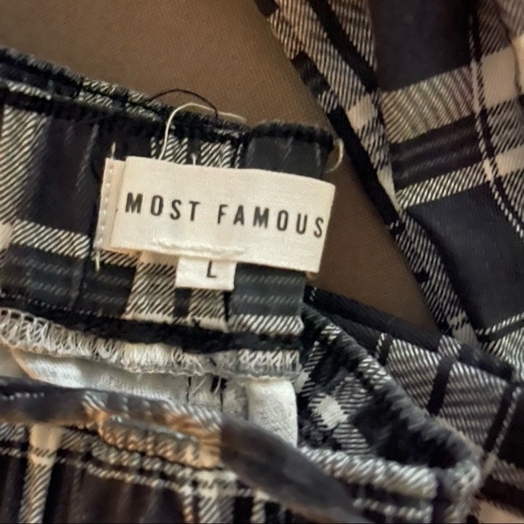 Plaid Cargo Jogger Pants - Picture 5 of 6